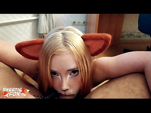 ❤️ Kitsune pogoltne kurac in spermo v usta Anal video pri nas ﹏